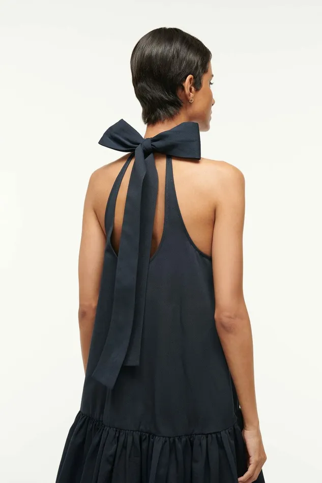 STAUD MAXI MARLOWE DRESS Navy Women Dresses STAUD MAXI MARLOWE DRESS Navy Women Dresses