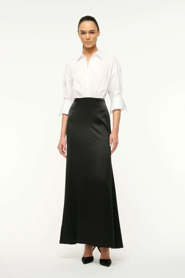 STAUD NILE DRESS Black Women Dresses
