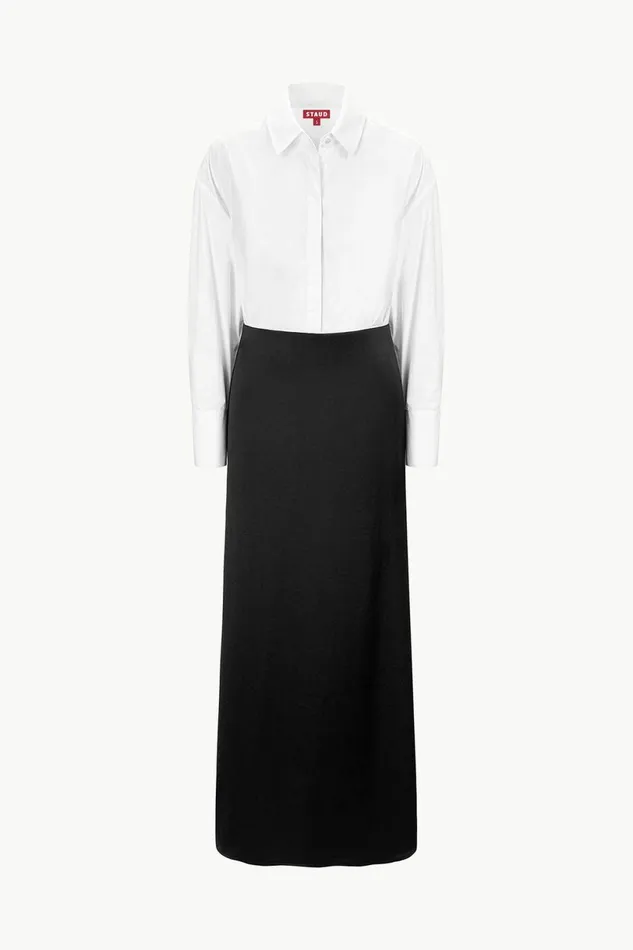 STAUD NILE DRESS Black Women Dresses STAUD NILE DRESS Black Women Dresses