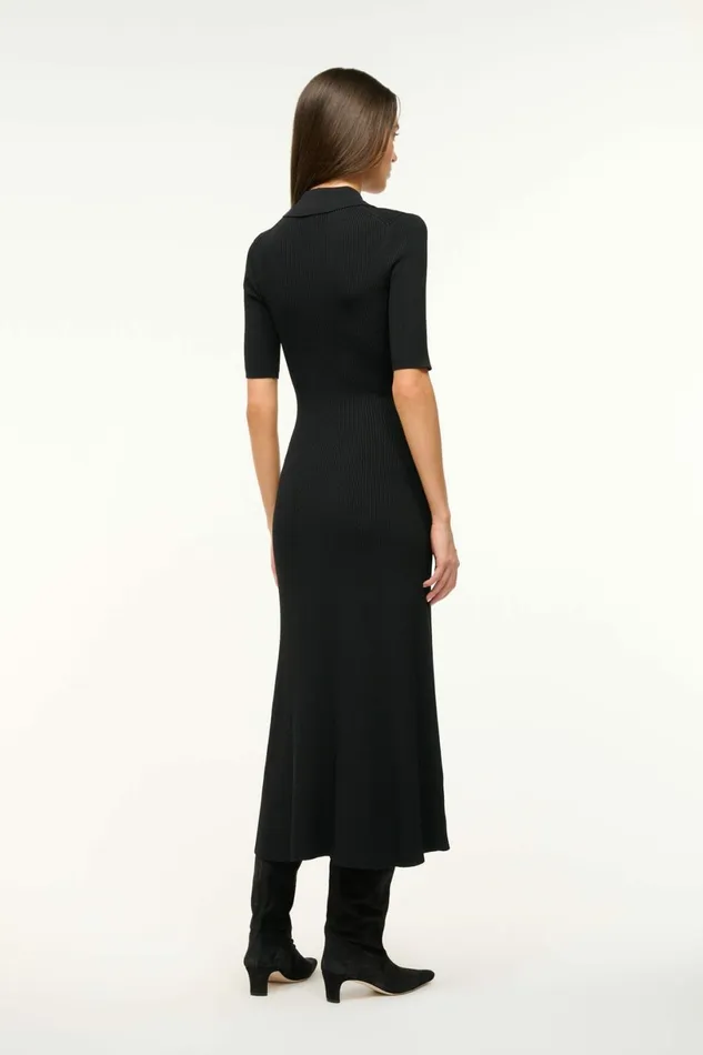 STAUD ROLAND DRESS Black Women Dresses STAUD ROLAND DRESS Black Women Dresses
