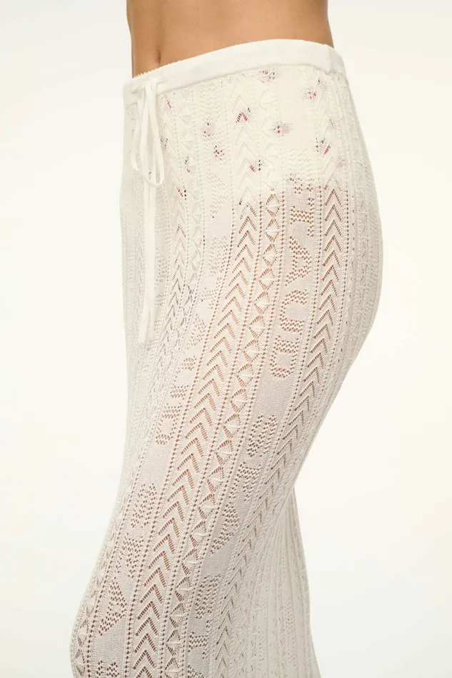STAUD ST MALO COVERUP SKIRT Ivory Women Skirts STAUD ST MALO COVERUP SKIRT Ivory Women Skirts