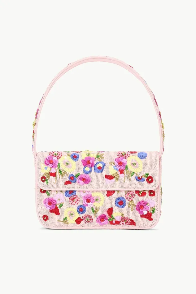 STAUD TOMMY BEADED BAG Wildflowers Women Shoulder