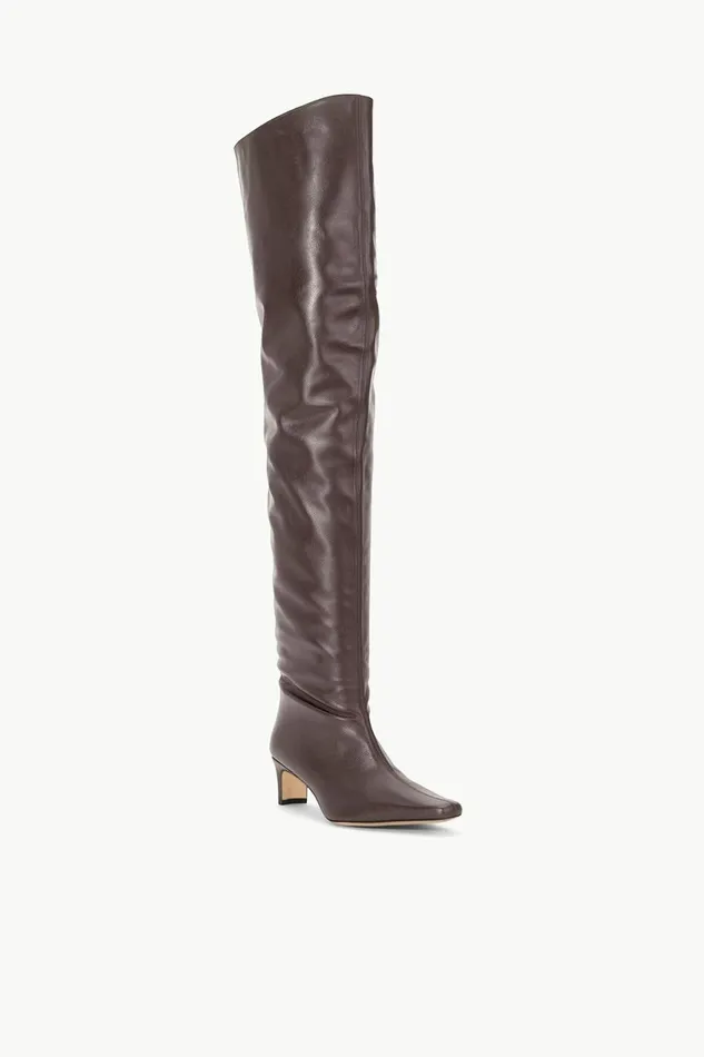STAUD WALLY OVERTHEKNEE BOOT Espresso Women Boots STAUD WALLY OVERTHEKNEE BOOT Espresso Women Boots