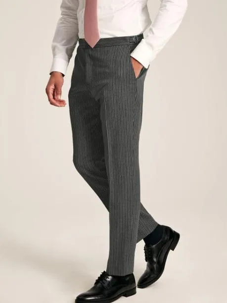 Suits and Tailoring Men Joules Black Slim Fit Morning Suit Trousers
