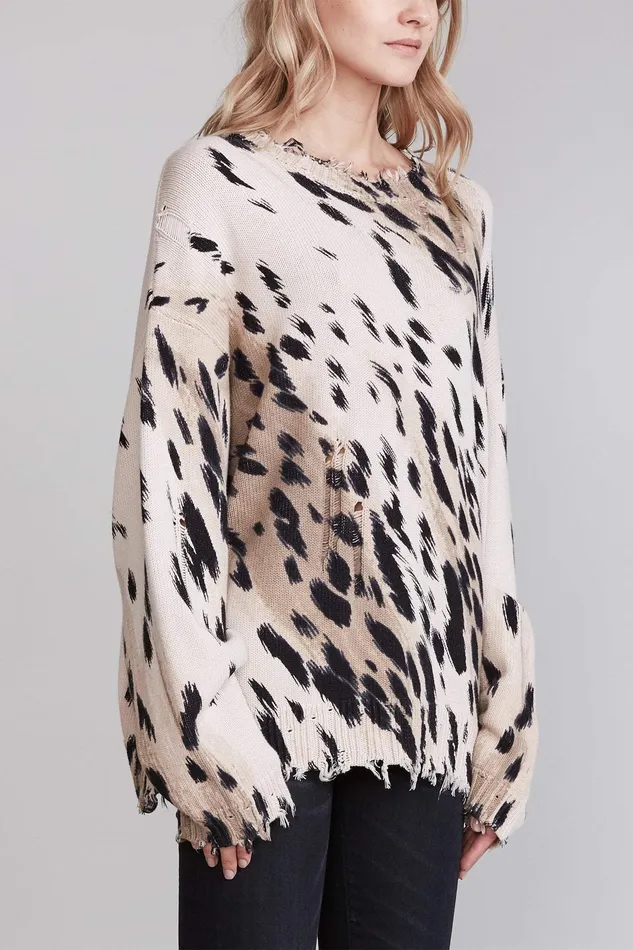 Sweaters Oversized Sweater 8211 Cheetah 8211 R13 Women Sweaters Oversized Sweater 8211 Cheetah 8211 R13 Women