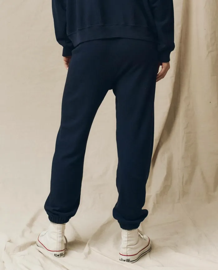 Sweatpants Women The Great The Stadium Sweatpant Solid True Navy Sweatpants Women The Great The Stadium Sweatpant Solid True Navy