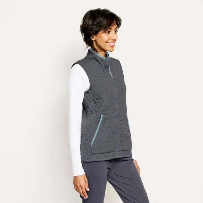 Sweatshirts Women Orvis Womens Outdoor Quilted Vest Storm