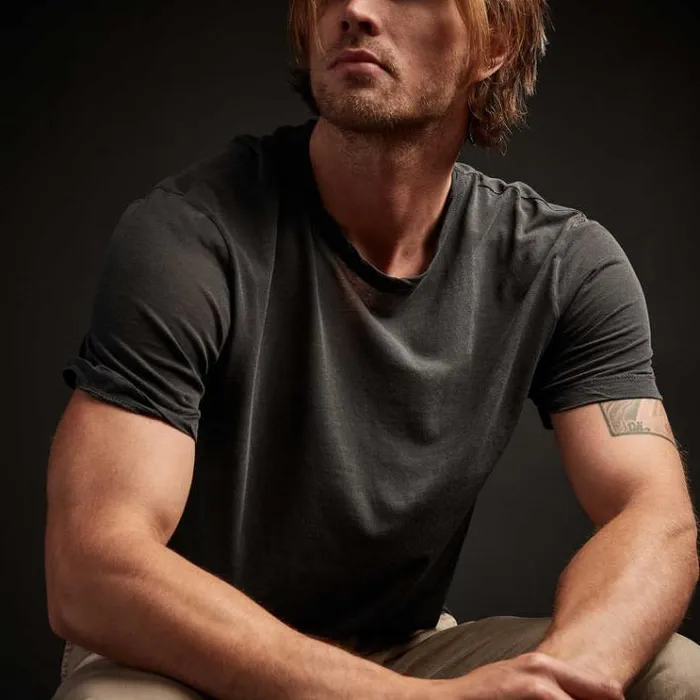TShirts Men James Perse Clear Jersey Crew Carbon Pigment