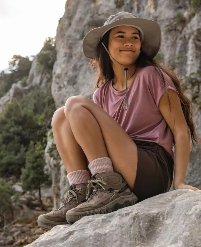 Targhee IV Mid Height Waterproof Wide Leather Hiking Boot Women KEEN Boots Targhee IV Mid Height Waterproof Wide Leather Hiking Boot Women KEEN Boots
