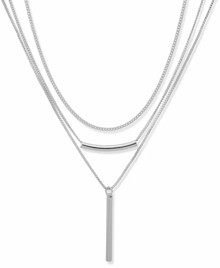 TASSEL DROP NECKLACE Silver Women Nine West