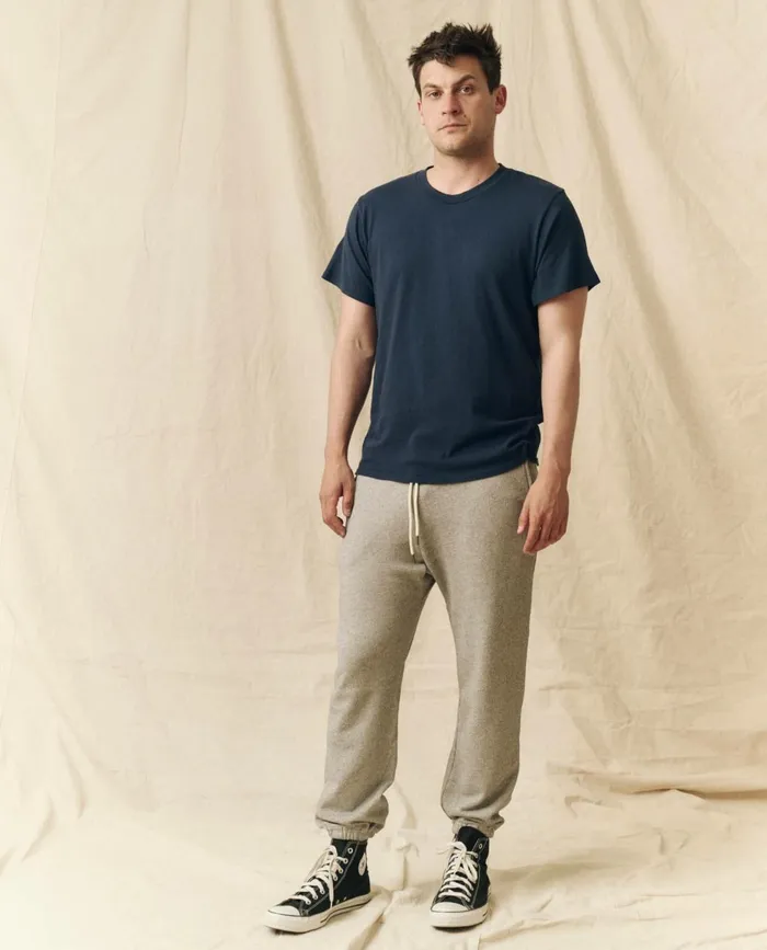 Tees and Sweats Men The Great The Men039s Boxy Crew True Navy