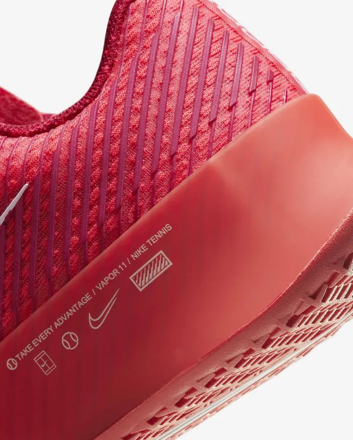Tennis Women Nike NikeCourt Air Zoom Vapor 11 Ember Glownoble Redwhite