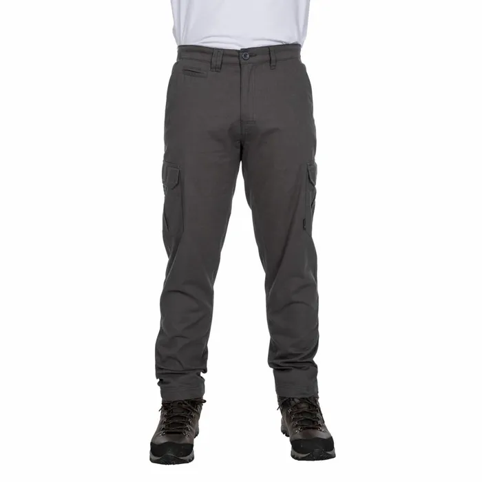 Tipner Cargo Trousers Charcoal Men Trespass Casual Trousers