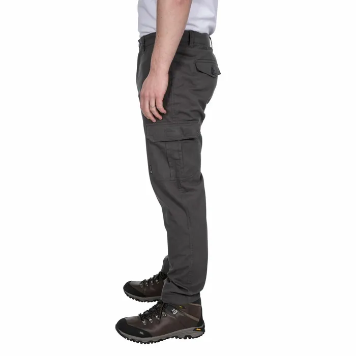 Tipner Cargo Trousers Charcoal Men Trespass Casual Trousers