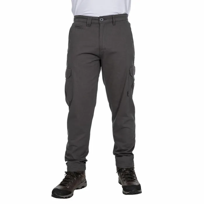 Tipner Cargo Trousers Charcoal Men Trespass Casual Trousers