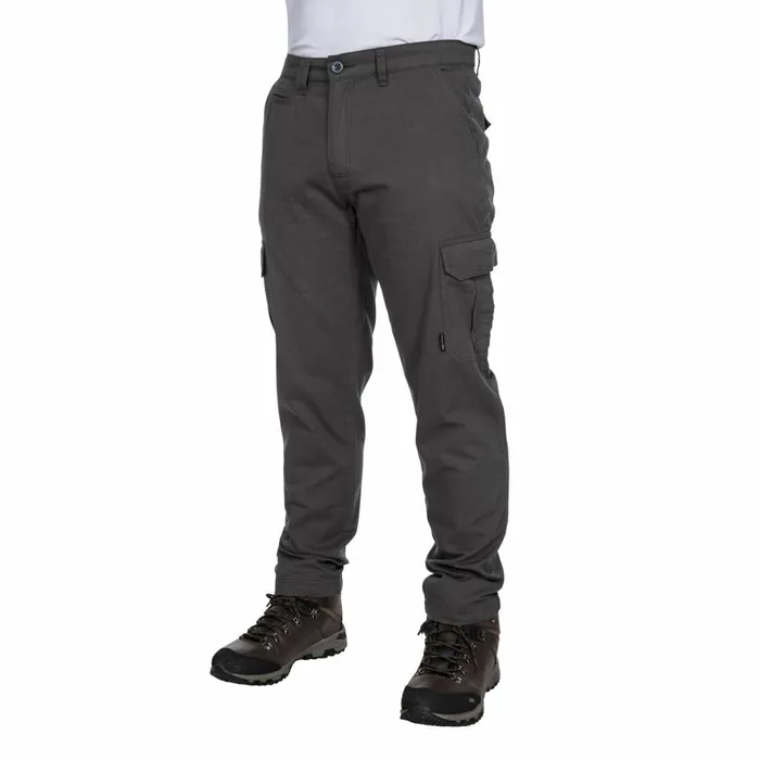 Tipner Cargo Trousers Charcoal Men Trespass Casual Trousers