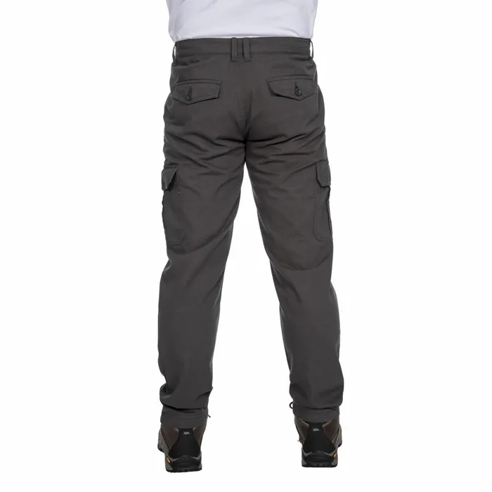 Tipner Cargo Trousers Charcoal Men Trespass Casual Trousers