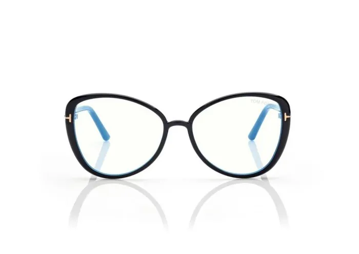 TOM FORD Blue Block Collection Women BLUE BLOCK BUTTERFLY OPTICALS Black