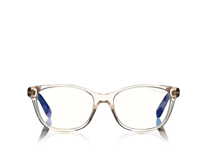 TOM FORD Blue Block Collection Women BLUE BLOCK SOFT SQUARE OPTICALS Pinkice White TOM FORD Blue Block Collection Women BLUE BLOCK SOFT SQUARE OPTICALS Pinkice White
