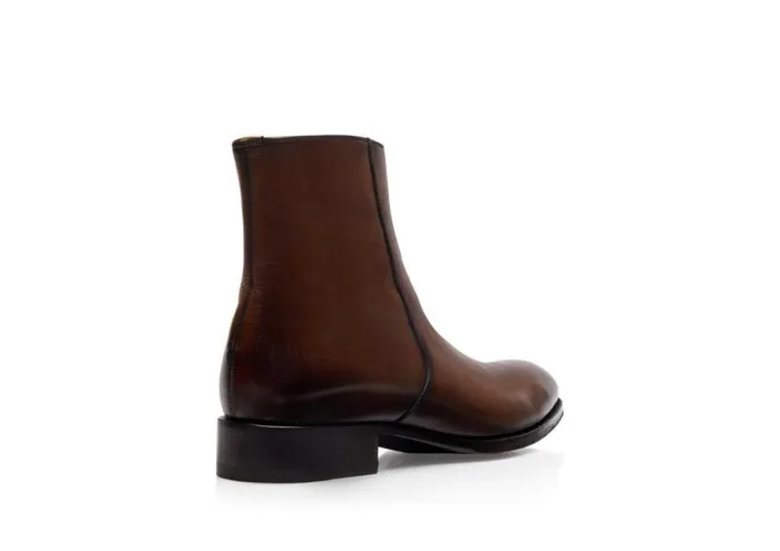 TOM FORD Boots Men BURNISHED LEATHER EDGAR ZIP BOOT TOM FORD Boots Men BURNISHED LEATHER EDGAR ZIP BOOT