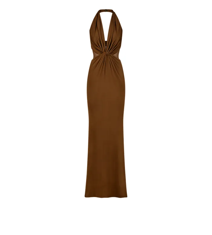 TOM FORD Dresses Women KNITTED STRETCH JERSEY CRISSCROSS EVENING DRESS