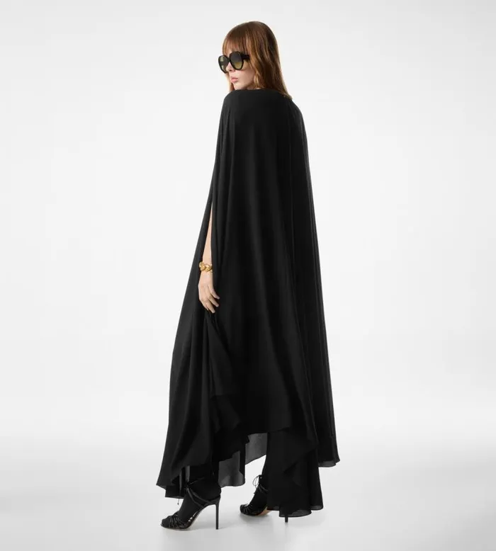 TOM FORD Dresses Women SOFT SILK STRETCH CADY KAFTAN Black TOM FORD Dresses Women SOFT SILK STRETCH CADY KAFTAN Black