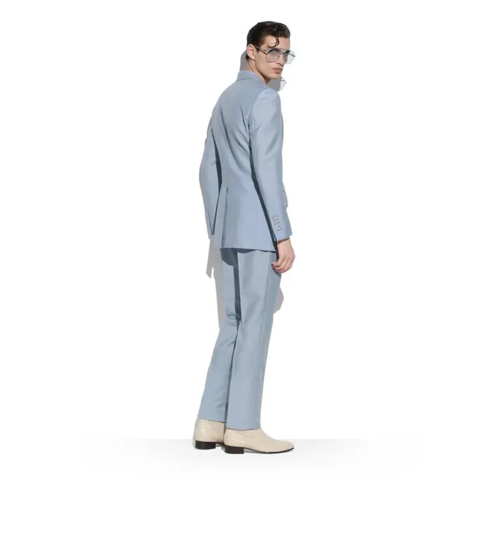 TOM FORD Jackets Men ORIGINAL MOHAIR ATTICUS JACKET Wedgewood Blue TOM FORD Jackets Men ORIGINAL MOHAIR ATTICUS JACKET Wedgewood Blue