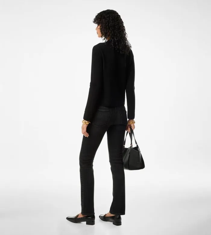 TOM FORD Knitwear Women SOFT CASHMERE KNIT CARDIGAN Black TOM FORD Knitwear Women SOFT CASHMERE KNIT CARDIGAN Black