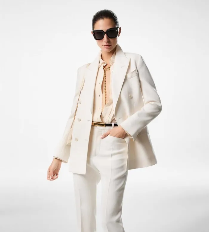 TOM FORD Pants and Shorts Women WOOL AND SILK BLEND TWILL 034WALLIS034 TAILORED PANTS TOM FORD Pants and Shorts Women WOOL AND SILK BLEND TWILL 034WALLIS034 TAILORED PANTS