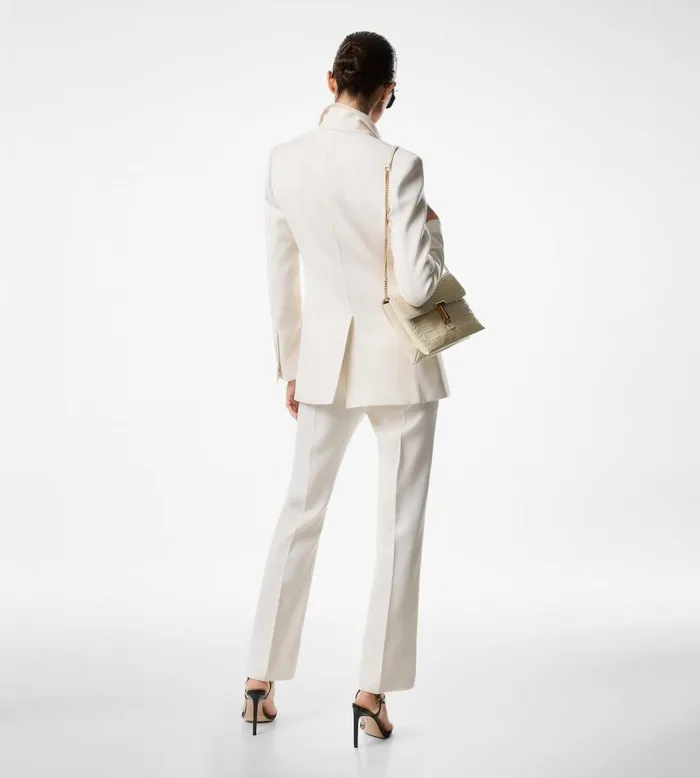 TOM FORD Pants and Shorts Women WOOL AND SILK BLEND TWILL 034WALLIS034 TAILORED PANTS TOM FORD Pants and Shorts Women WOOL AND SILK BLEND TWILL 034WALLIS034 TAILORED PANTS