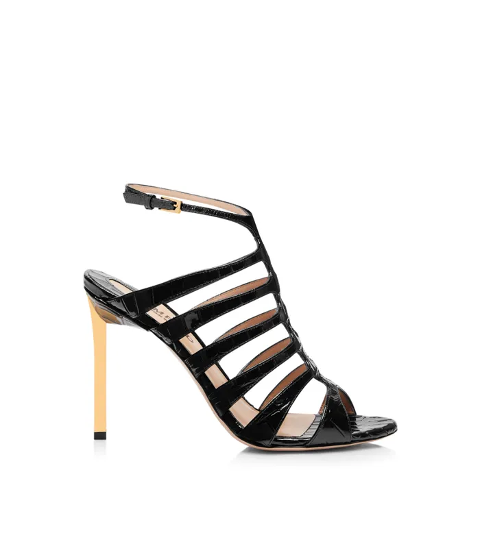 TOM FORD Sandals Women STAMPED CROCODILE LEATHER CARINE SANDAL