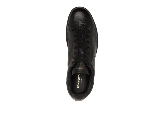 TOM FORD Sneakers Men WARWICK GRAINED LEATHER SNEAKER Black TOM FORD Sneakers Men WARWICK GRAINED LEATHER SNEAKER Black
