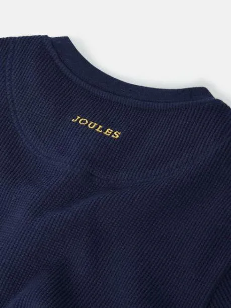 Tops and TShirts Boys Joules Blue Henley Top