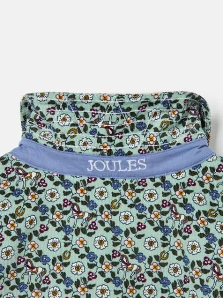 Tops and TShirts Girls Joules Blue Ditsy Pop Over Blouse
