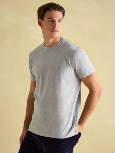Tops and TShirts Men Joules Grey Lightweight Jersey 100 Cotton Crew Neck TShirt Tops and TShirts Men Joules Grey Lightweight Jersey 100 Cotton Crew Neck TShirt