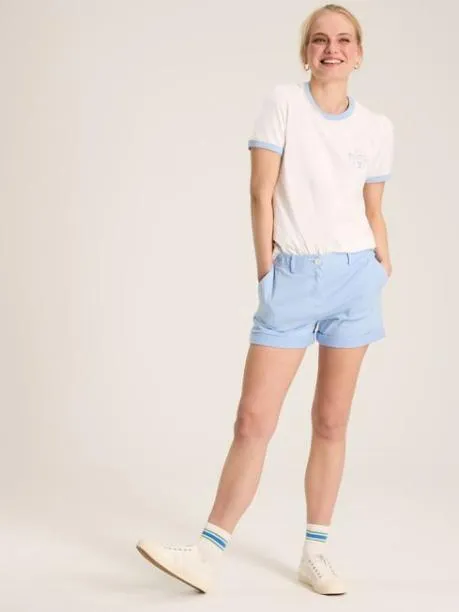Tops and TShirts Women Joules Cream Short Sleeve TShirt
