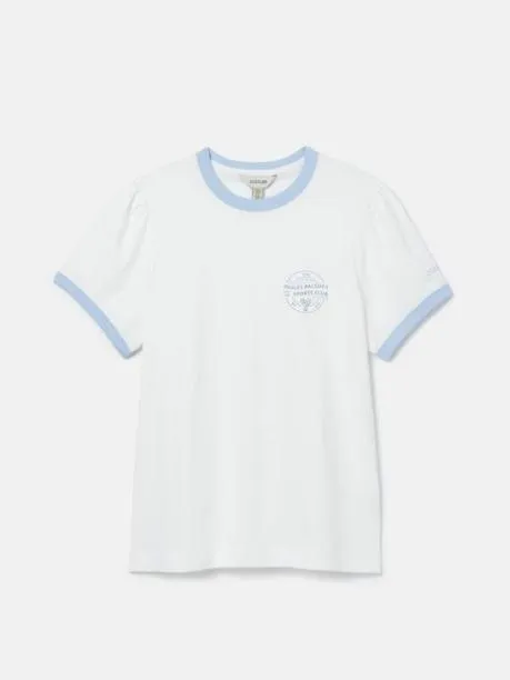 Tops and TShirts Women Joules Cream Short Sleeve TShirt