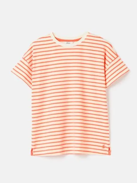 Tops and TShirts Women Joules Pink Striped Short Sleeve TShirt Tops and TShirts Women Joules Pink Striped Short Sleeve TShirt