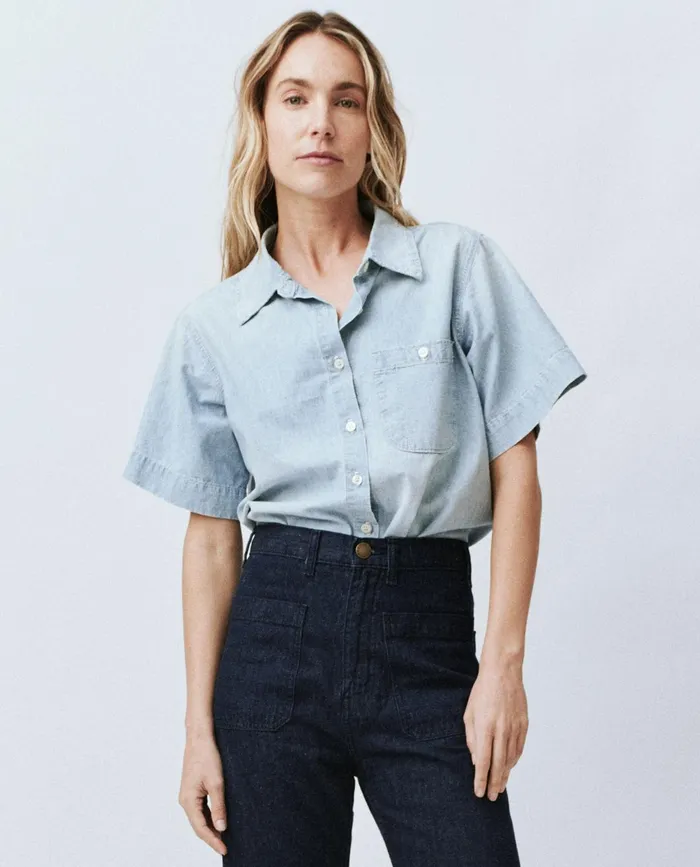 Tops Women The Great The County Top Riverbed Wash