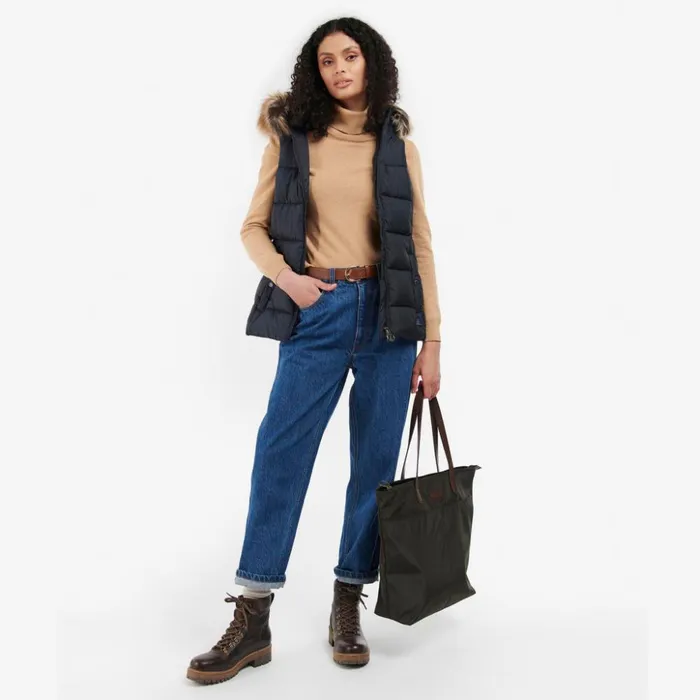 Travel Women Orvis Barbour Edderton Tote Bag Olive