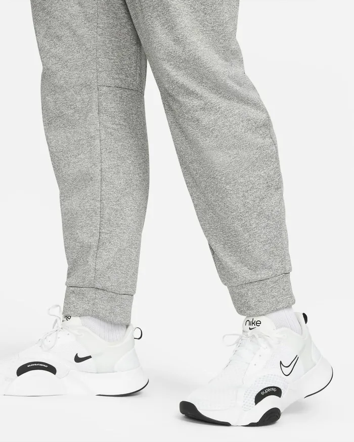 Trousers And Tights Men Nike ThermaFIT Dark Grey Heatherblack