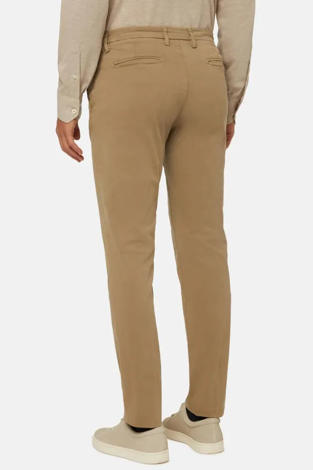 Trousers Men Boggi Milano Stretch Cotton Gabardine Trousers Taupe Trousers Men Boggi Milano Stretch Cotton Gabardine Trousers Taupe