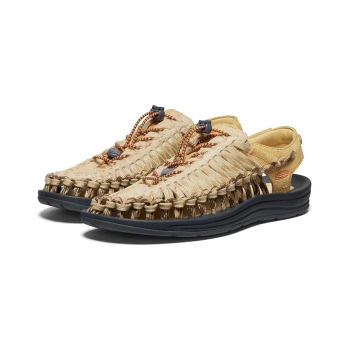 UNEEK Flat New WheatReed Yellow Sandal Men KEEN Sandals UNEEK Flat New WheatReed Yellow Sandal Men KEEN Sandals