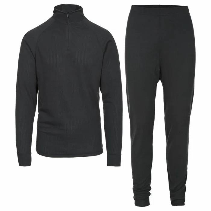 Unite360 Unisex Thermal Set Blackx Men Trespass Base Layers