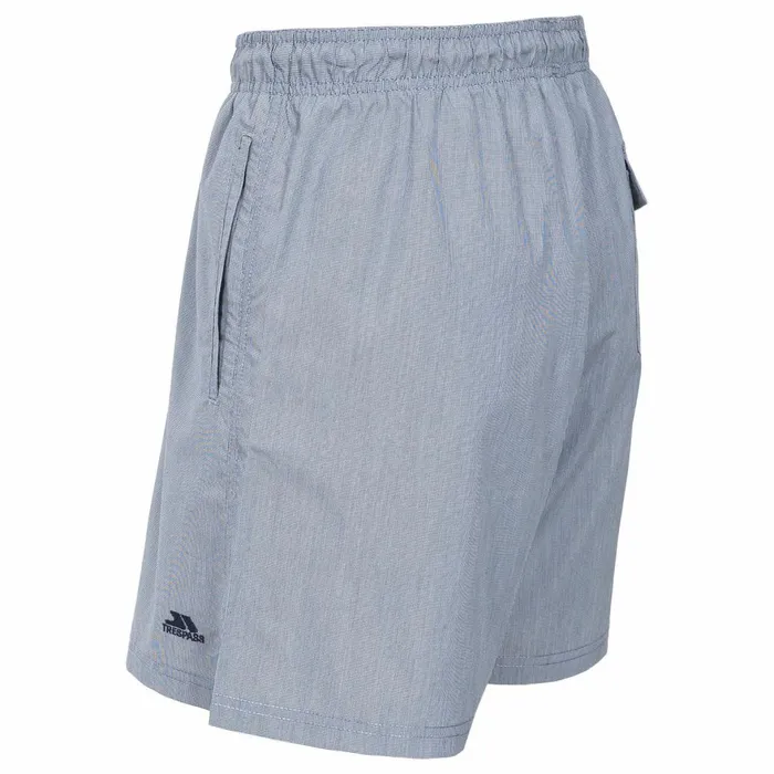 Volted Swim Shorts Navy Check Men Trespass Shorts