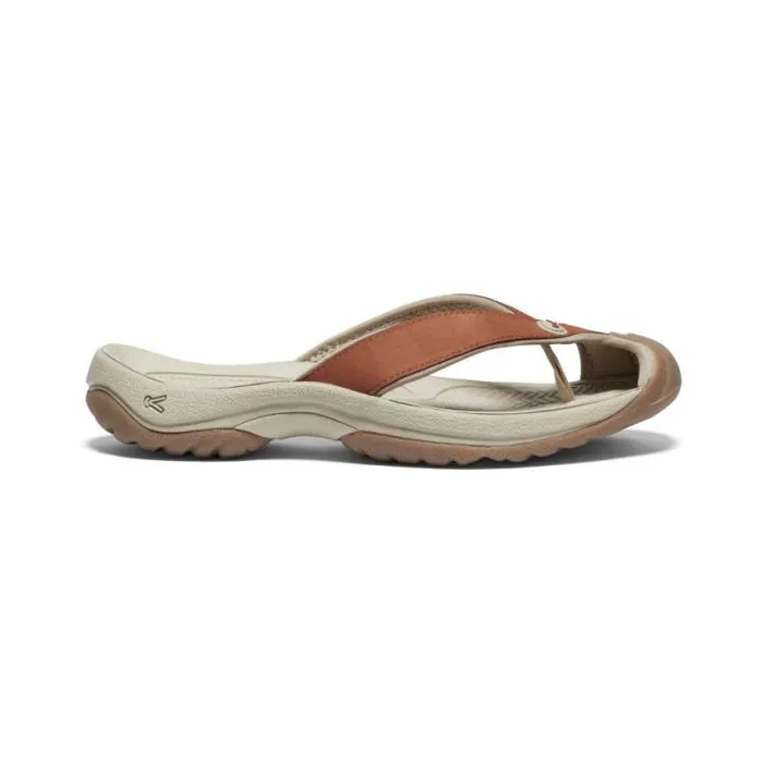 Waimea Sorrel HorsePlaza Taupe Leather FlipFlop Women KEEN Sandals