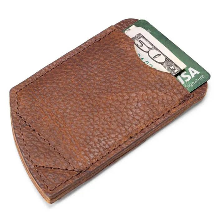 Wallets Men Orvis Bison Leather Card Carrier