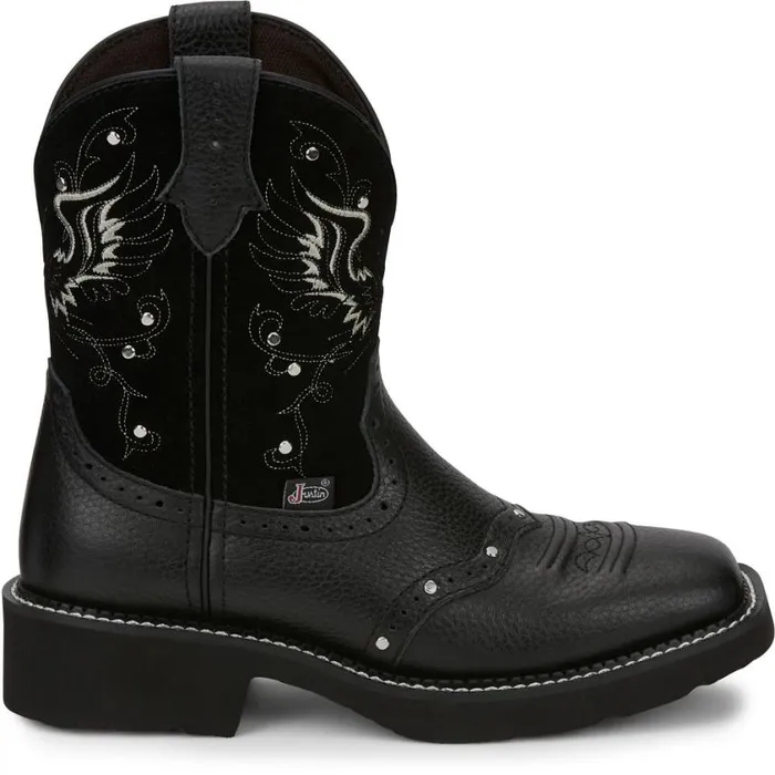 Western Women Justin Boots Mandra 8034 Western Boot Black