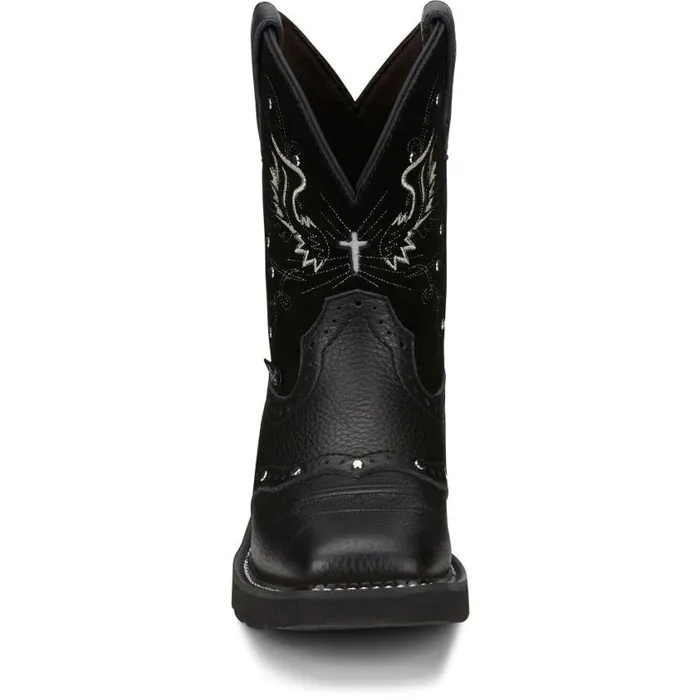 Western Women Justin Boots Mandra 8034 Western Boot Black