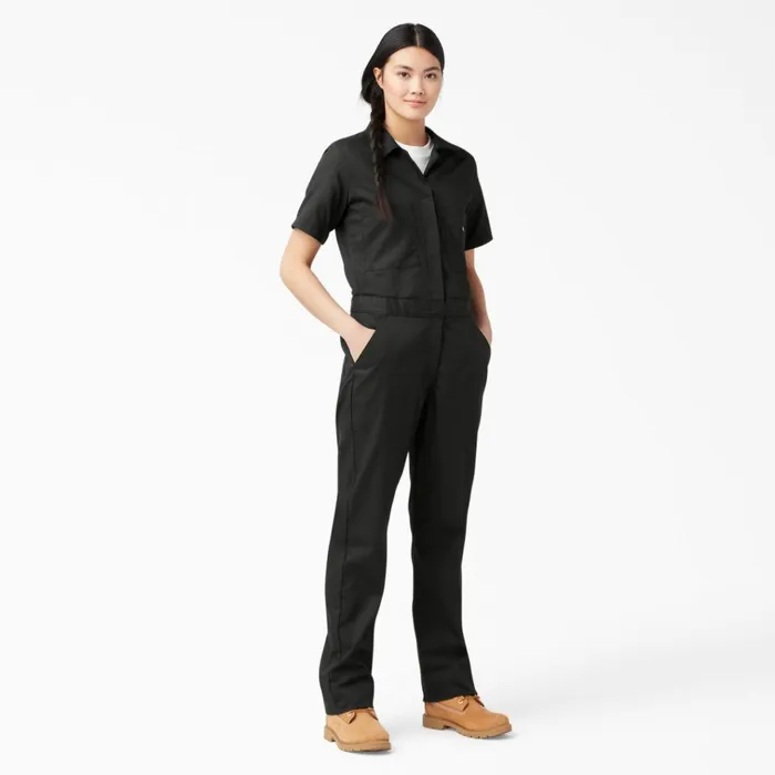 Women039s Cooling Short Sleeve Coveralls Black Black bk Women Dickies Coveralls Women039s Cooling Short Sleeve Coveralls Black Black bk Women Dickies Coveralls
